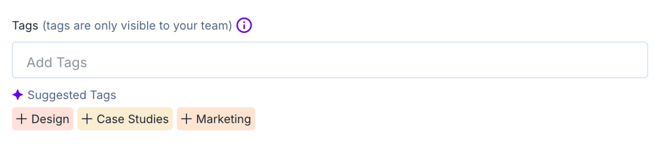 Suggested Tags - Smart Search